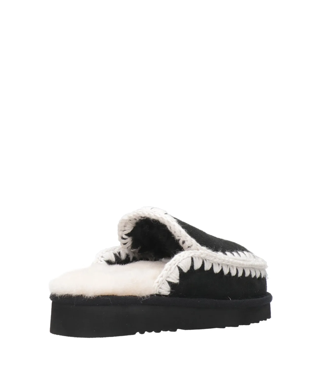 Mou | Sabot Eskimo Slipper Nero e Bianco