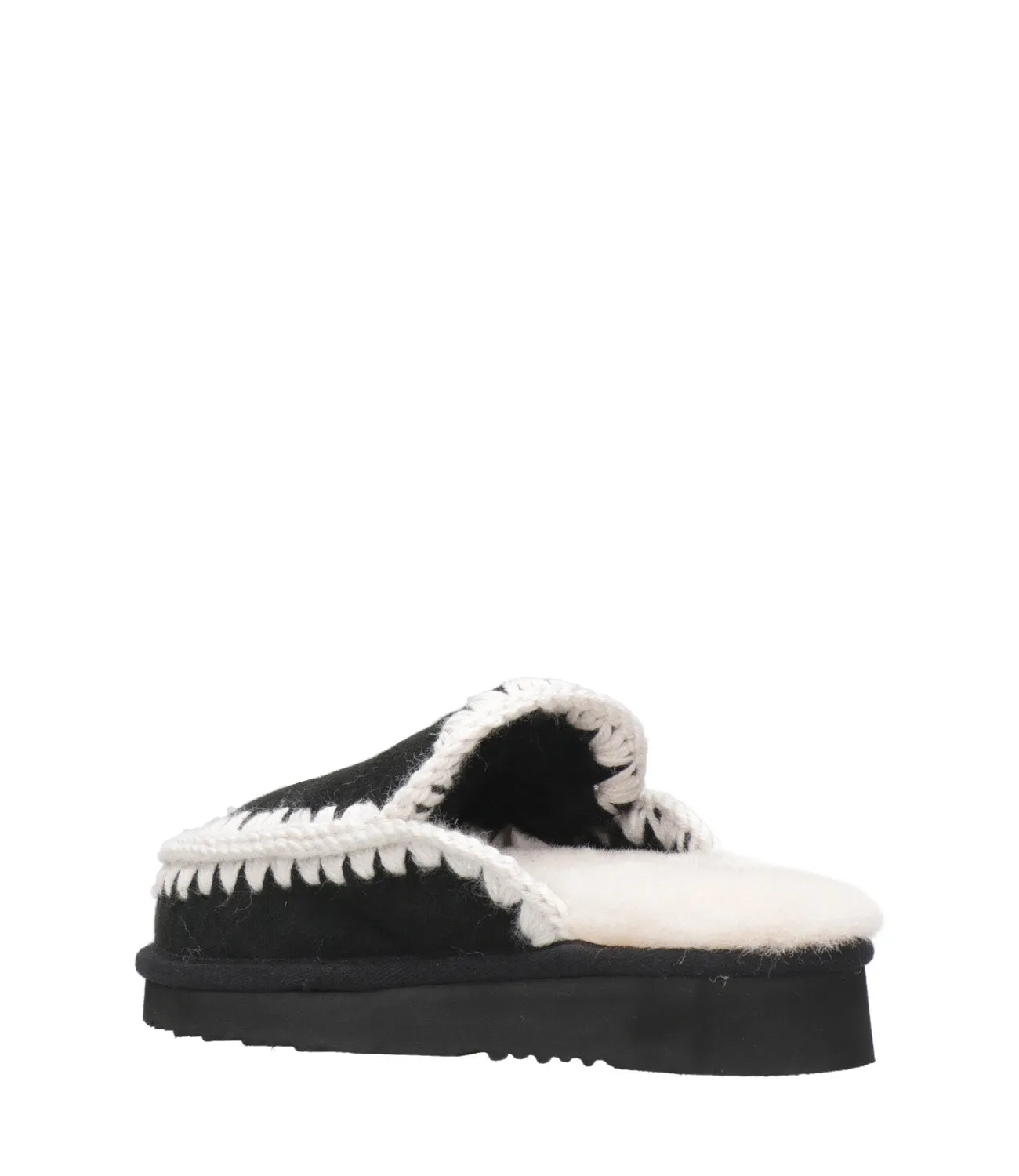 Mou | Sabot Eskimo Slipper Nero e Bianco