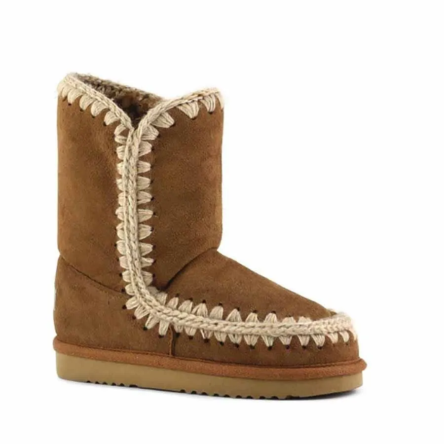 Mou eskimo 24 stivaletto donna montone beige cognac