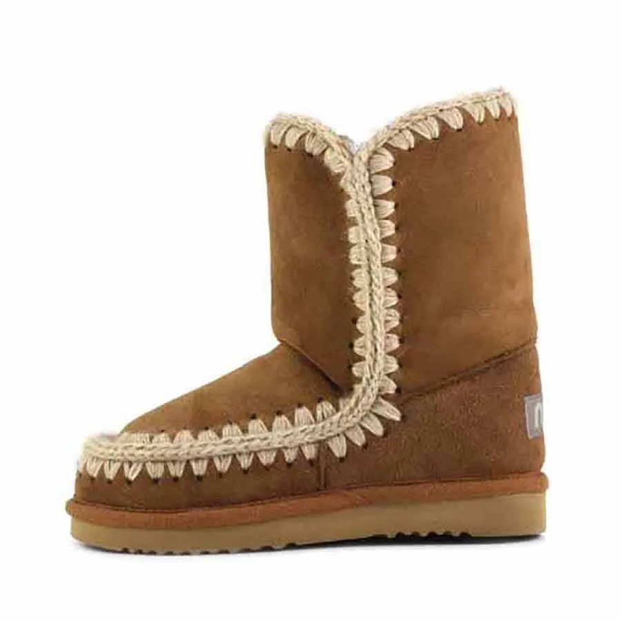 Mou eskimo 24 stivaletto donna montone beige cognac