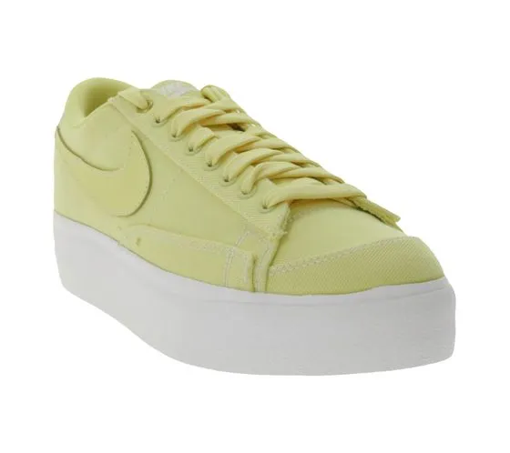 NIKE Blazer scarpe basse da donna sneakers platform in tela DV7475 200 gialle