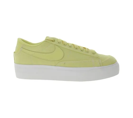 NIKE Blazer scarpe basse da donna sneakers platform in tela DV7475 200 gialle