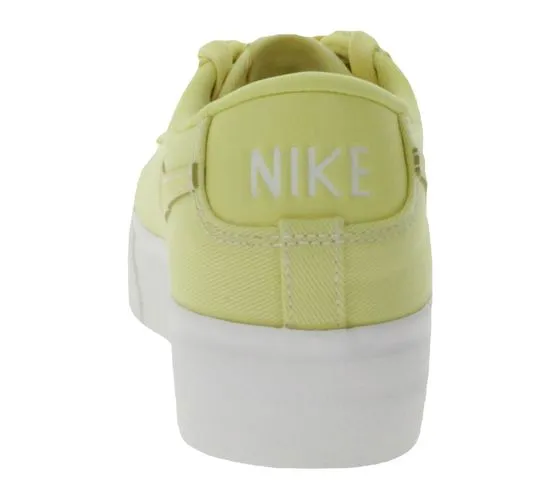 NIKE Blazer scarpe basse da donna sneakers platform in tela DV7475 200 gialle