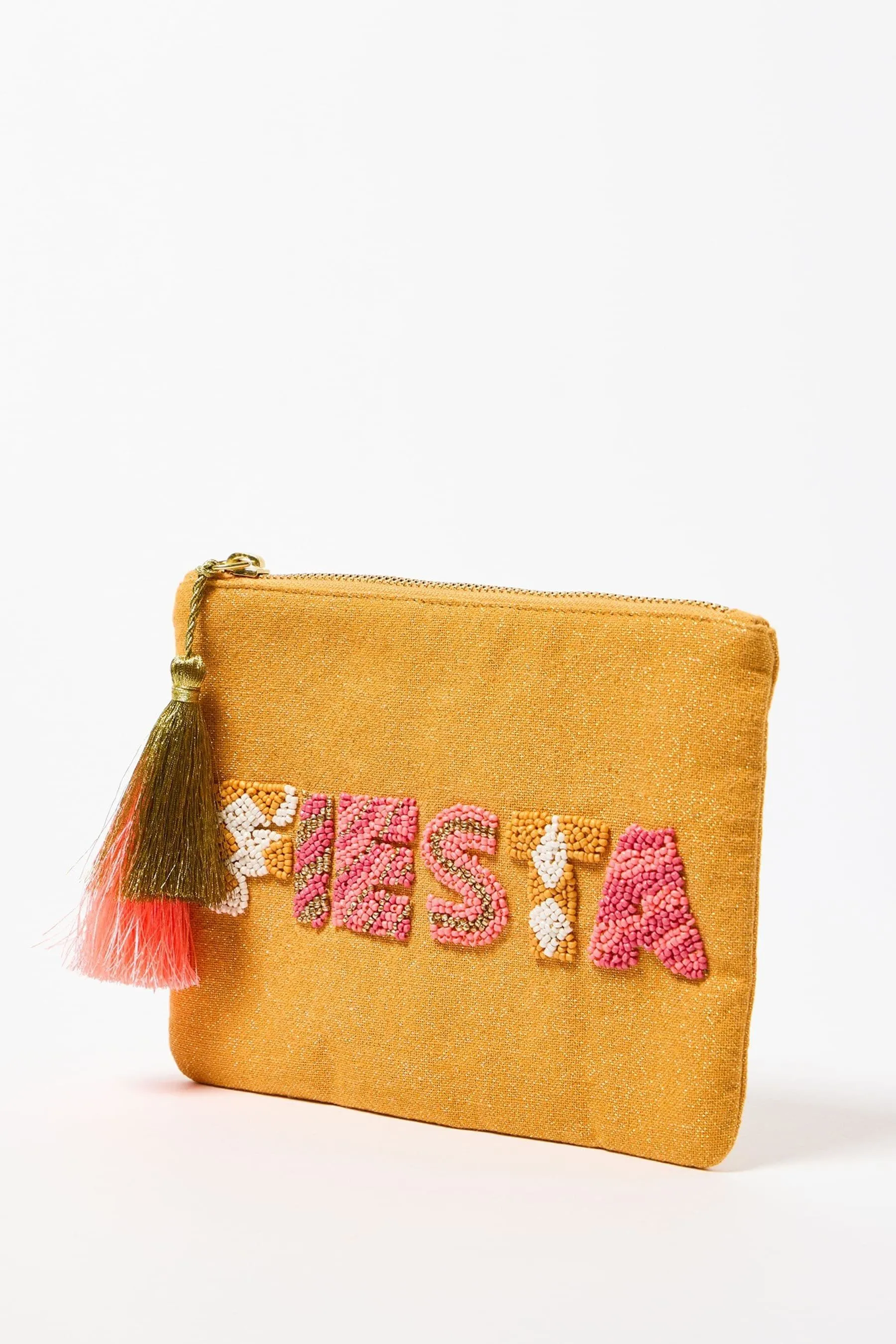 Oliver Bonas - Fiesta - Pochette con perline e zip