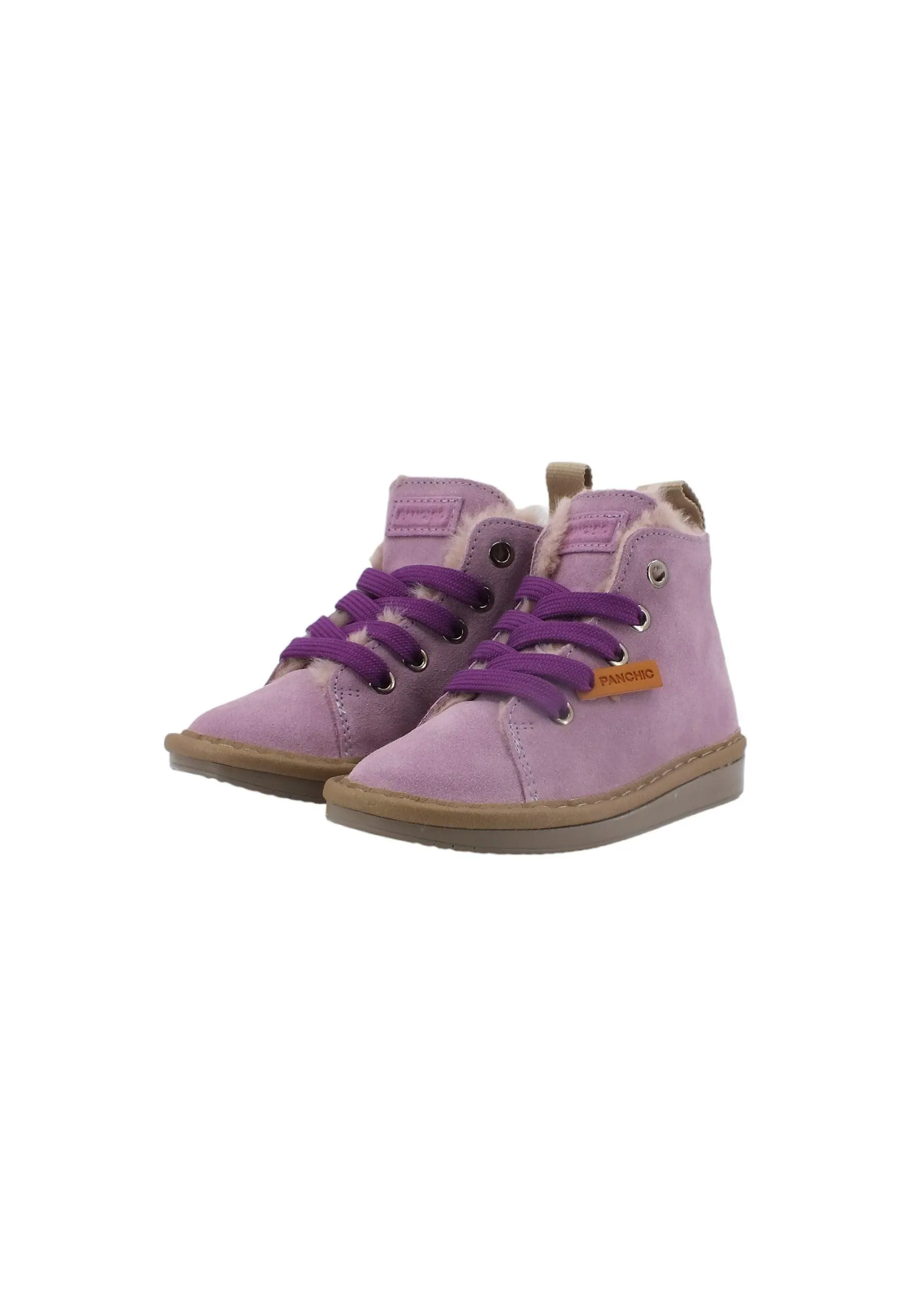 PAN CHIC Stivaletto Pelo Bimbo Lilac Pancy Viola P01B007-00462083