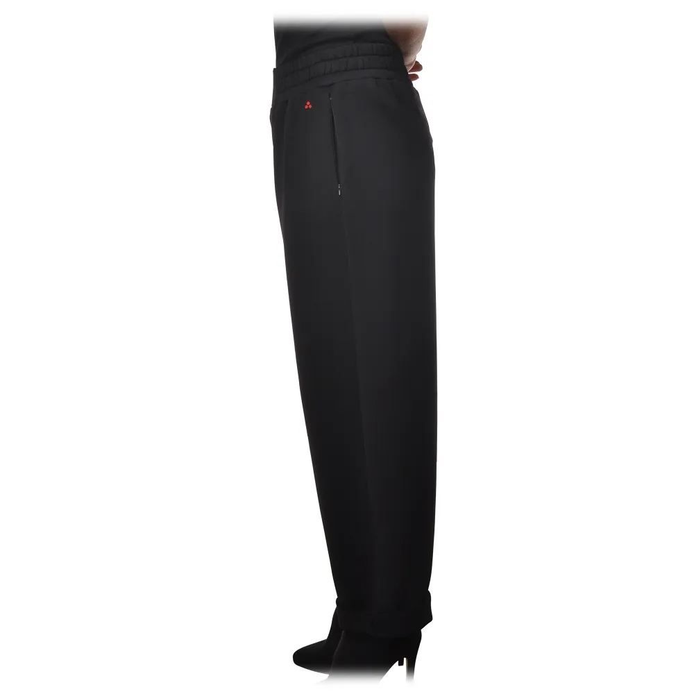 Peuterey - Pantalone in Tuta con Elastico in Vita - Nero - Pantalone - Luxury Exclusive Collection