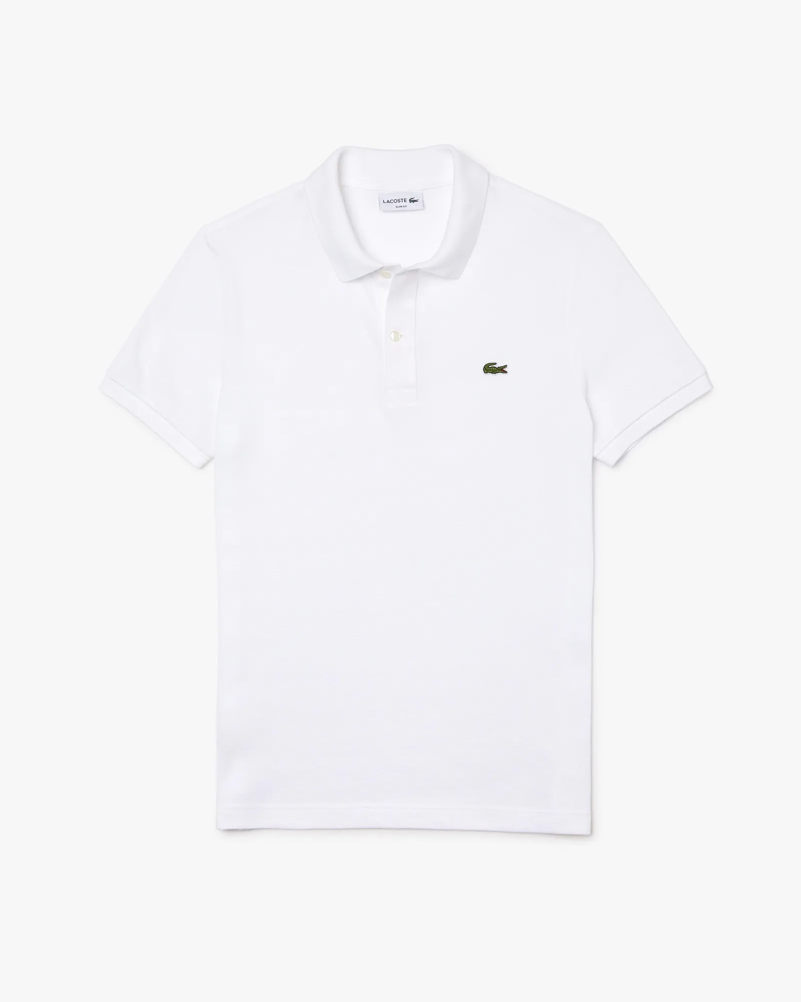 Polo bianca slim fit PH4012 in petit piqué