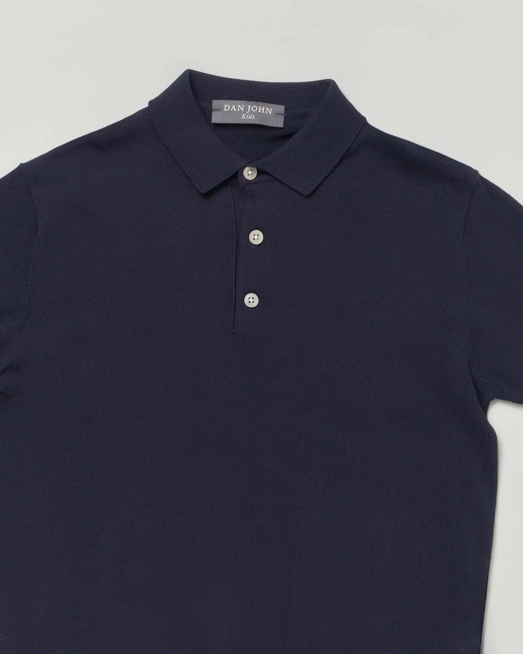 Polo blu in leggero cotone a maniche corte L-2XL