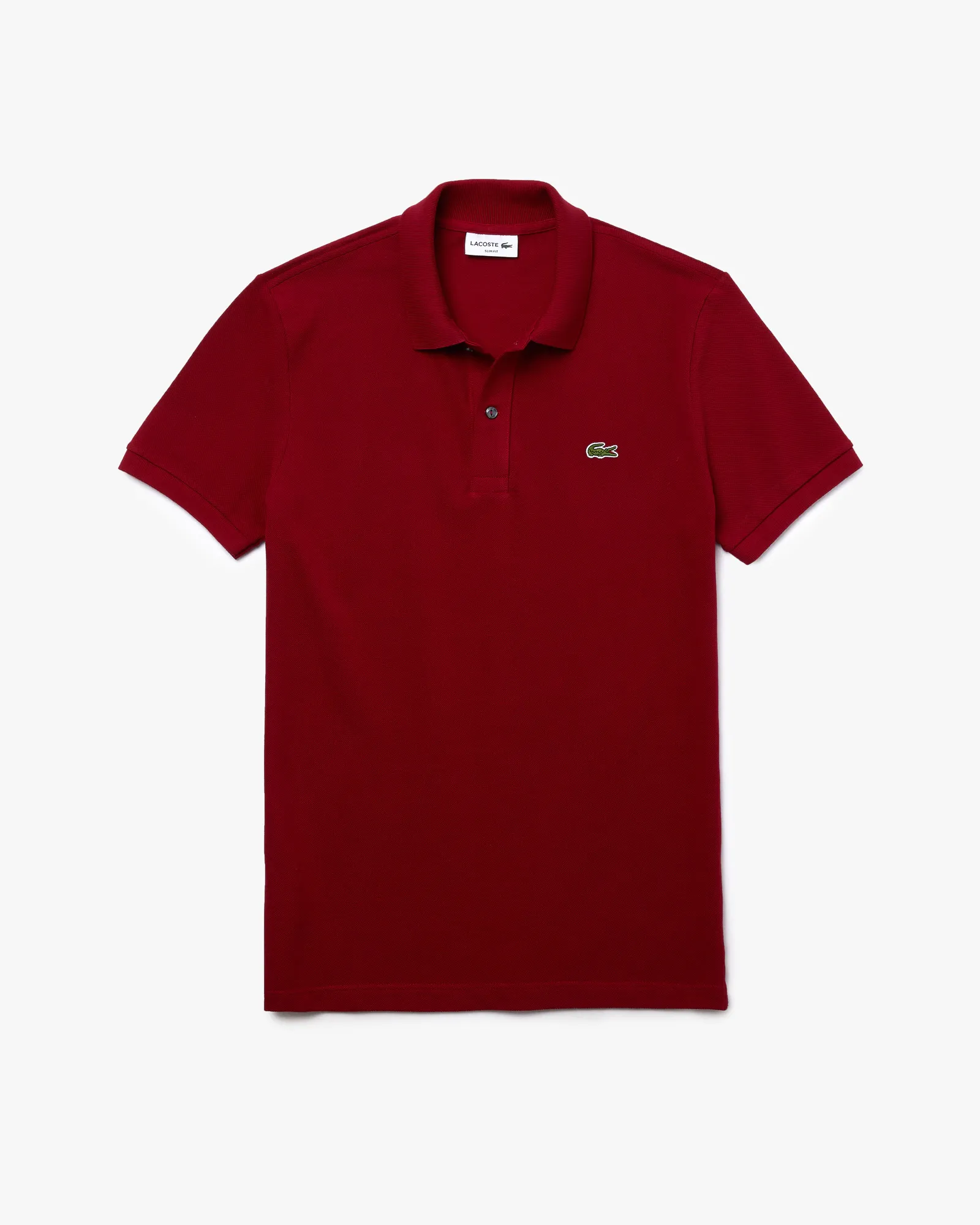 Polo bordeaux slim fit PH4012 in petit piqué