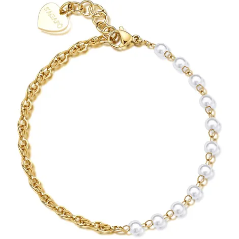 SAGAPO Bracciale da donna a catena Sagapo Chunky