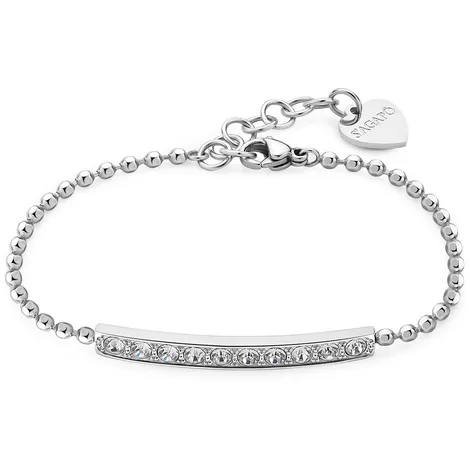 SAGAPO Bracciale da donna con cristalli Sagapo Dazzly