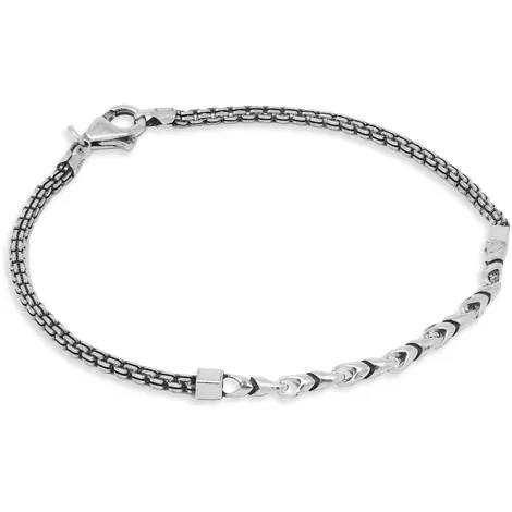 SARNIORO Bracciale in argento 925 a catena