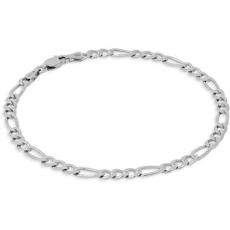 SARNIORO Bracciale uomo in argento 925 a catena figaro