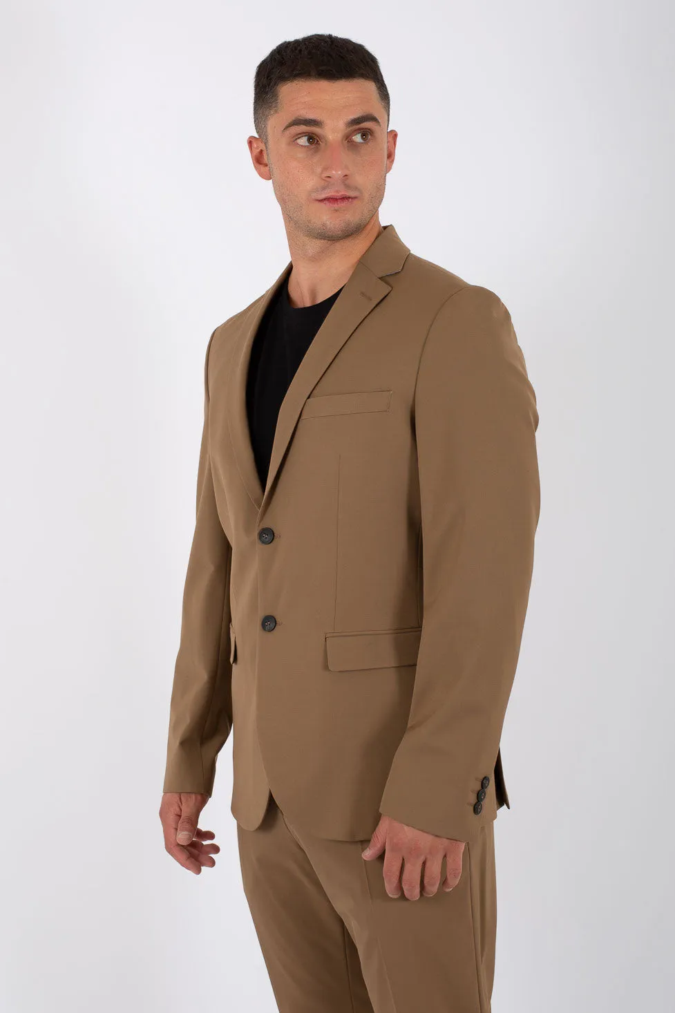 Selected Blazer Flex Noos Marrone Uomo