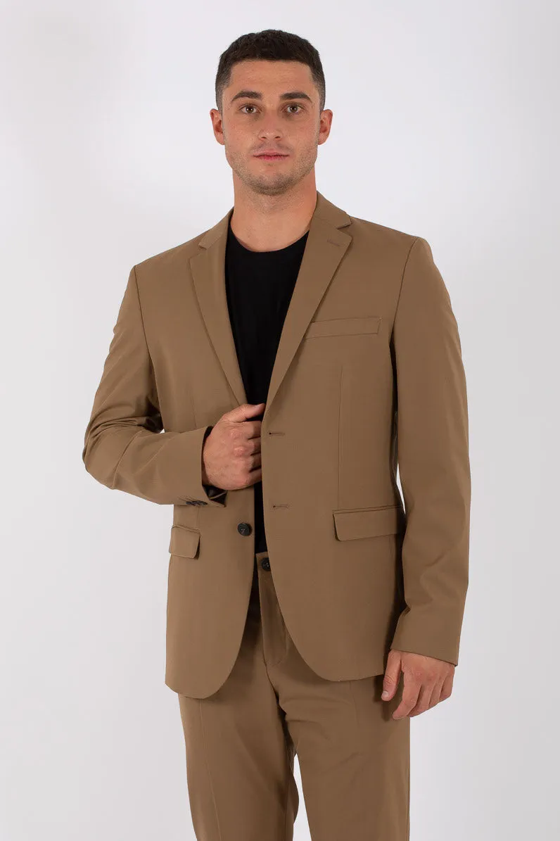 Selected Blazer Flex Noos Marrone Uomo