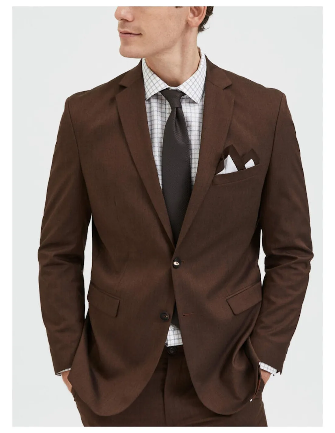 SELECTED BLAZER UOMO,SLHSLIM-MYLOLOGAN CHOCO BLZ B