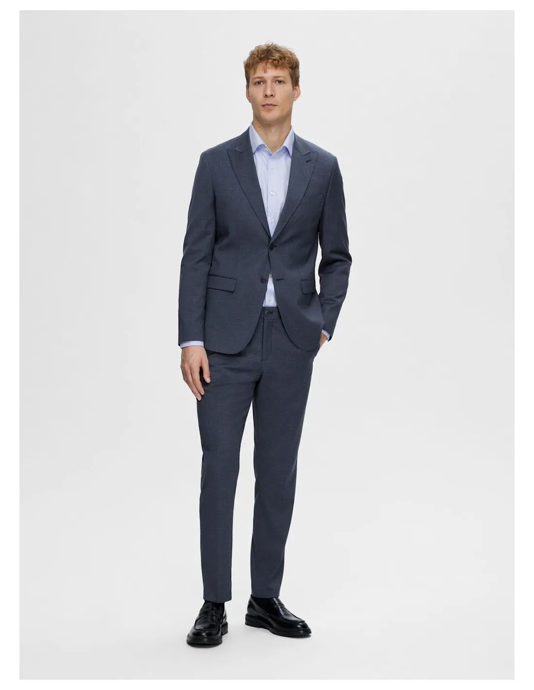 SELECTED BLAZER UOMO,SLHSLIM-NEIL BLUE CHECK BLZ