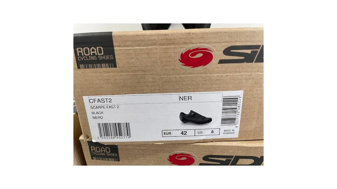 SIDI Scarpe Strada Fast 2 Nero/Nero Campionario 2024