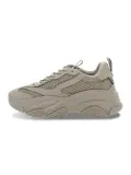 Sneakers Steve Madden POSSESSION GREIGE in tessuto e pelle grigio