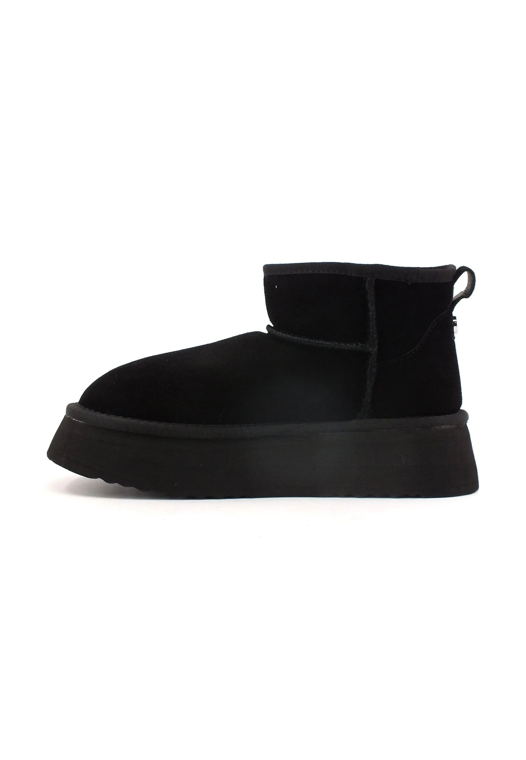 STEVE MADDEN Campfire Stivaletto Pelo Donna Black CAMP09S1