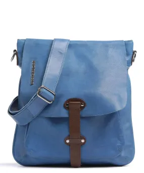  Taschendieb Wien Kohlmarkt 1 Borsa a spalla pelle di vacchetta grana blu scuro  