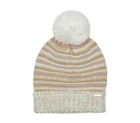 Textured Stripe Chunk Beanie