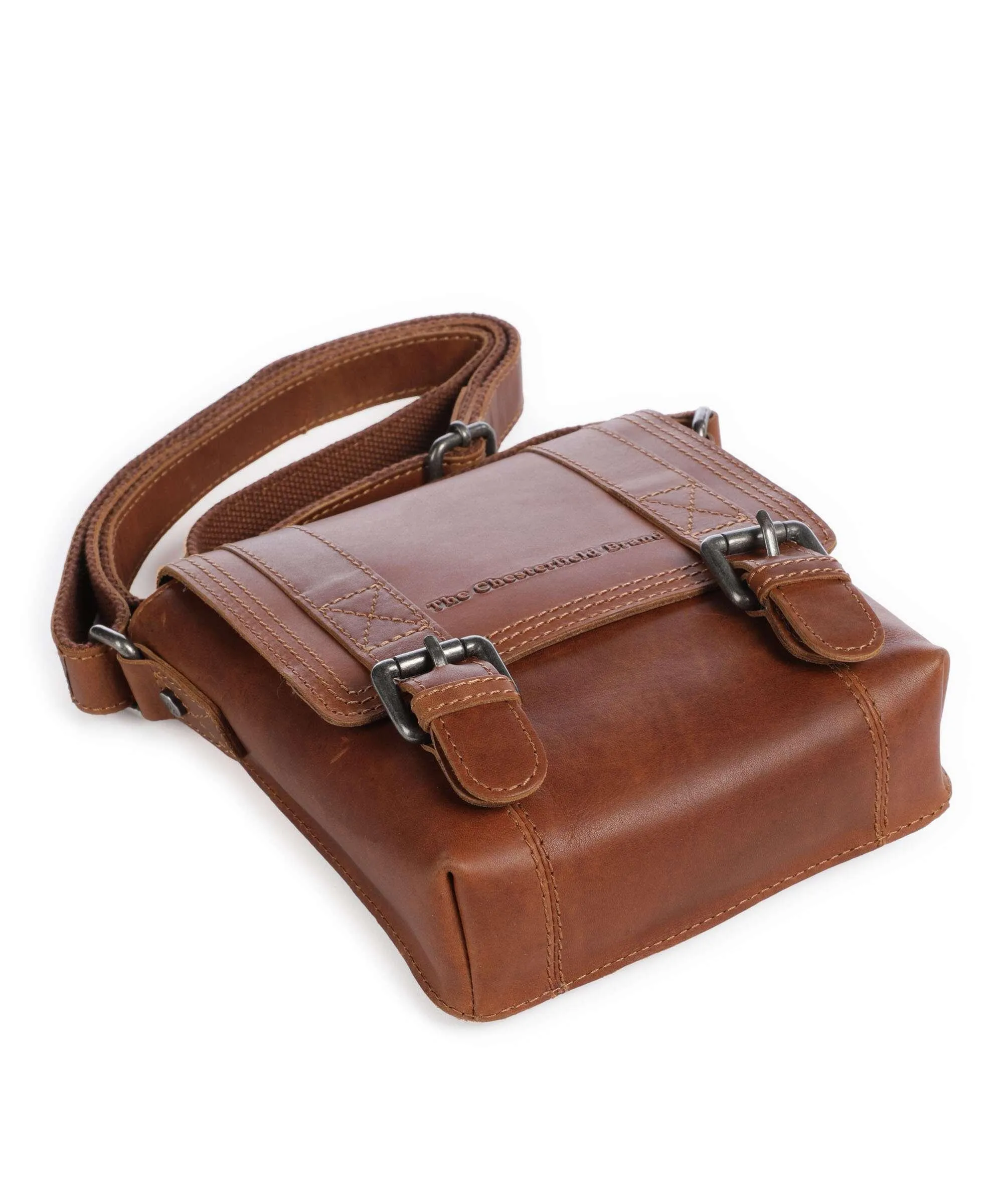  The Chesterfield Brand Ariano Borsa a tracolla pelle di vacchetta pull-up cognac  