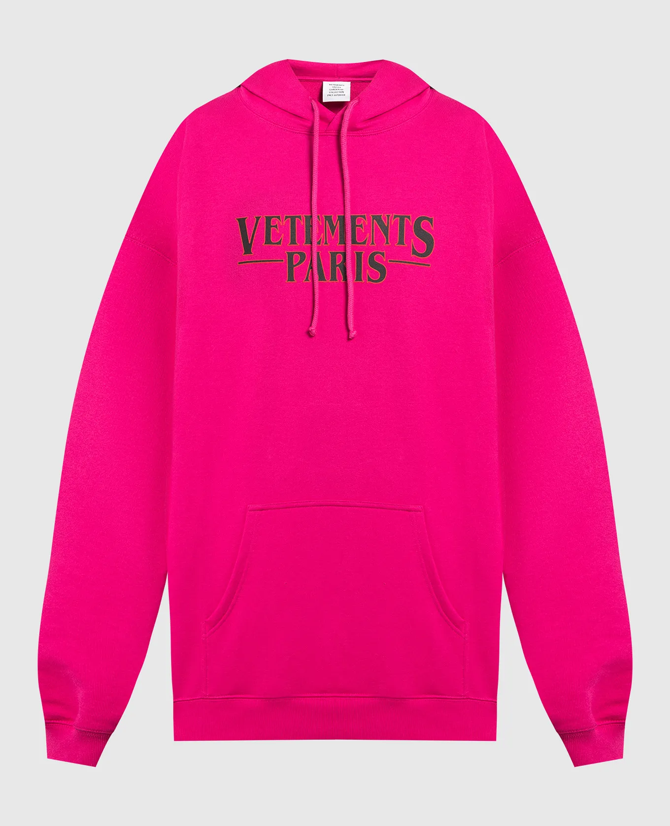 Vetements Felpa rosa con cappuccio con stampa logo UE54HD500H