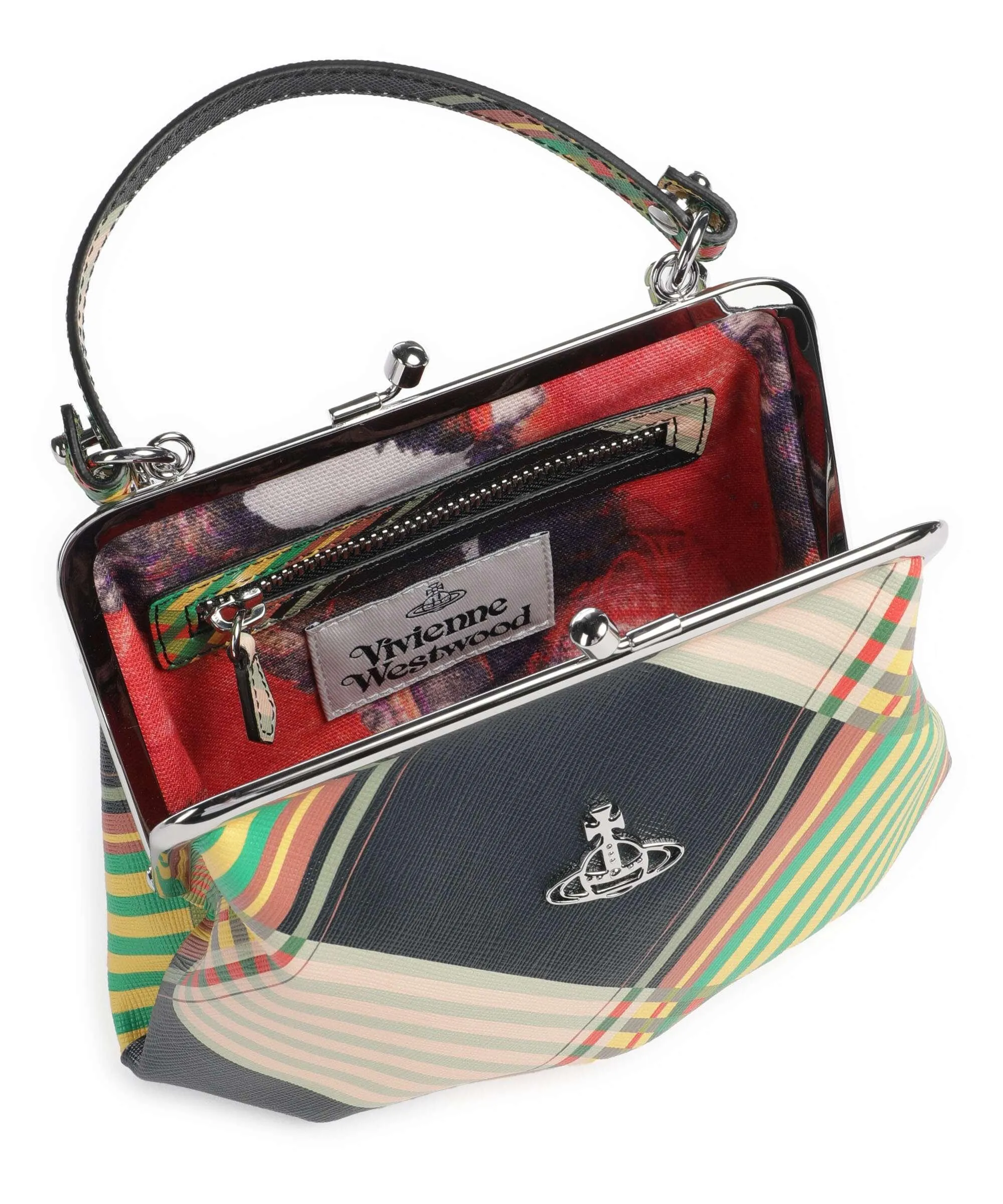  Vivienne Westwood Granny Saffiano Frame Borsa a tracolla saffiano leather multicolore  